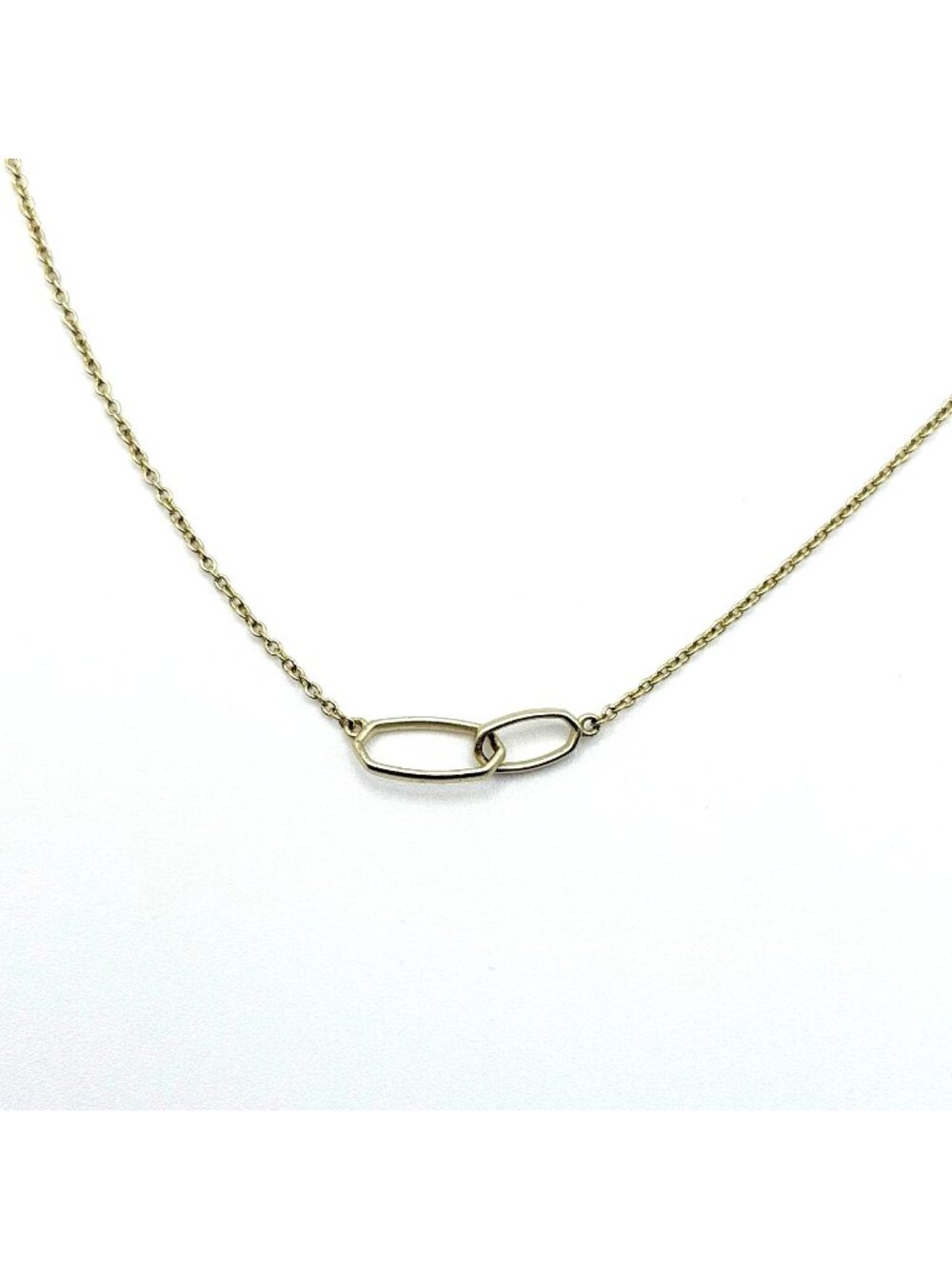 Kendra Scott Gold-Tone Necklace With Interlocking Oval Links